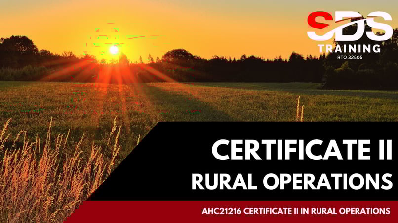 AHC21216 Certificate II in Rural Operations