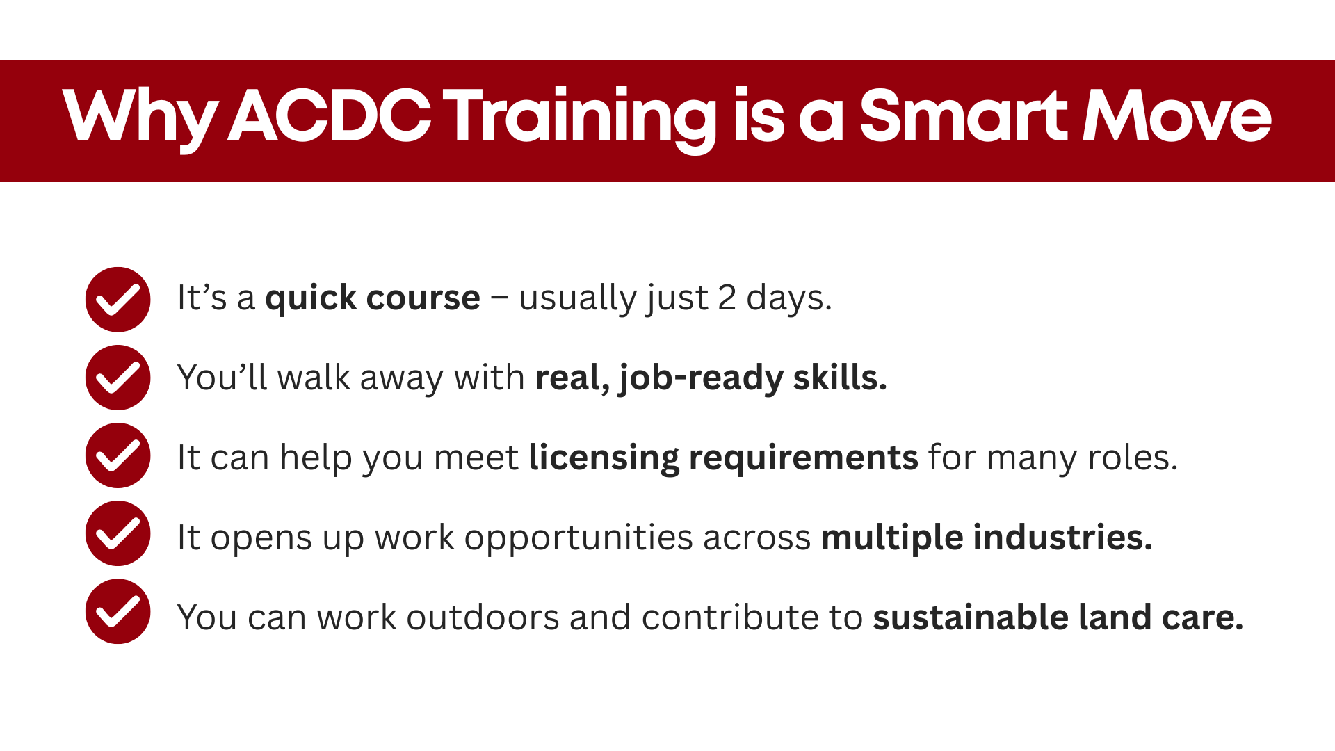 Chem-Cert Spray (ACDC) Get Qualified, Get Outdoors. Where ACDC Training Can Take You_sdstraining.edu.au (2)