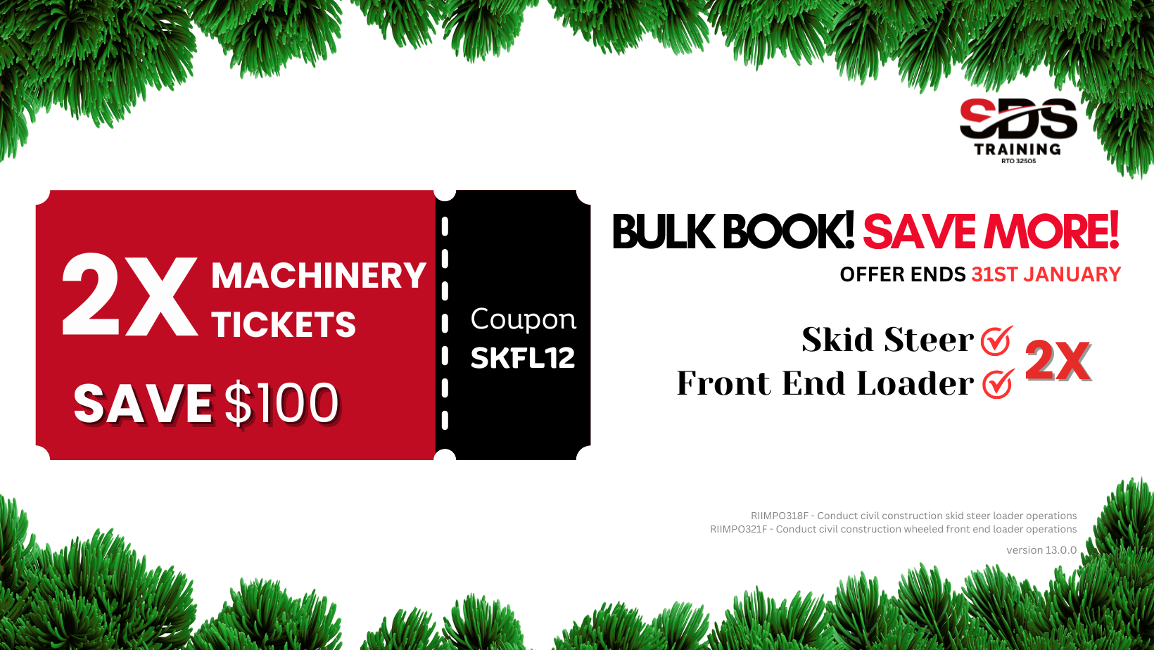 Christmas Deals offer ends 30th Dec 2023 SDS Training 32505 v13.0.0 (21)