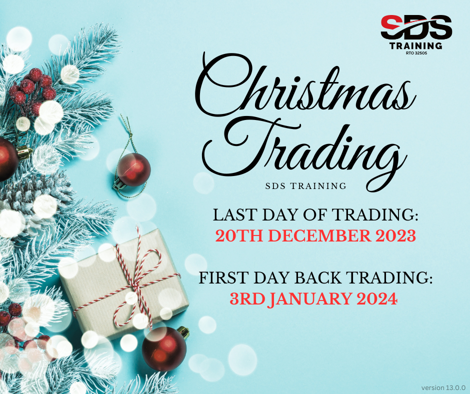 Christmas Trading sds training 2023