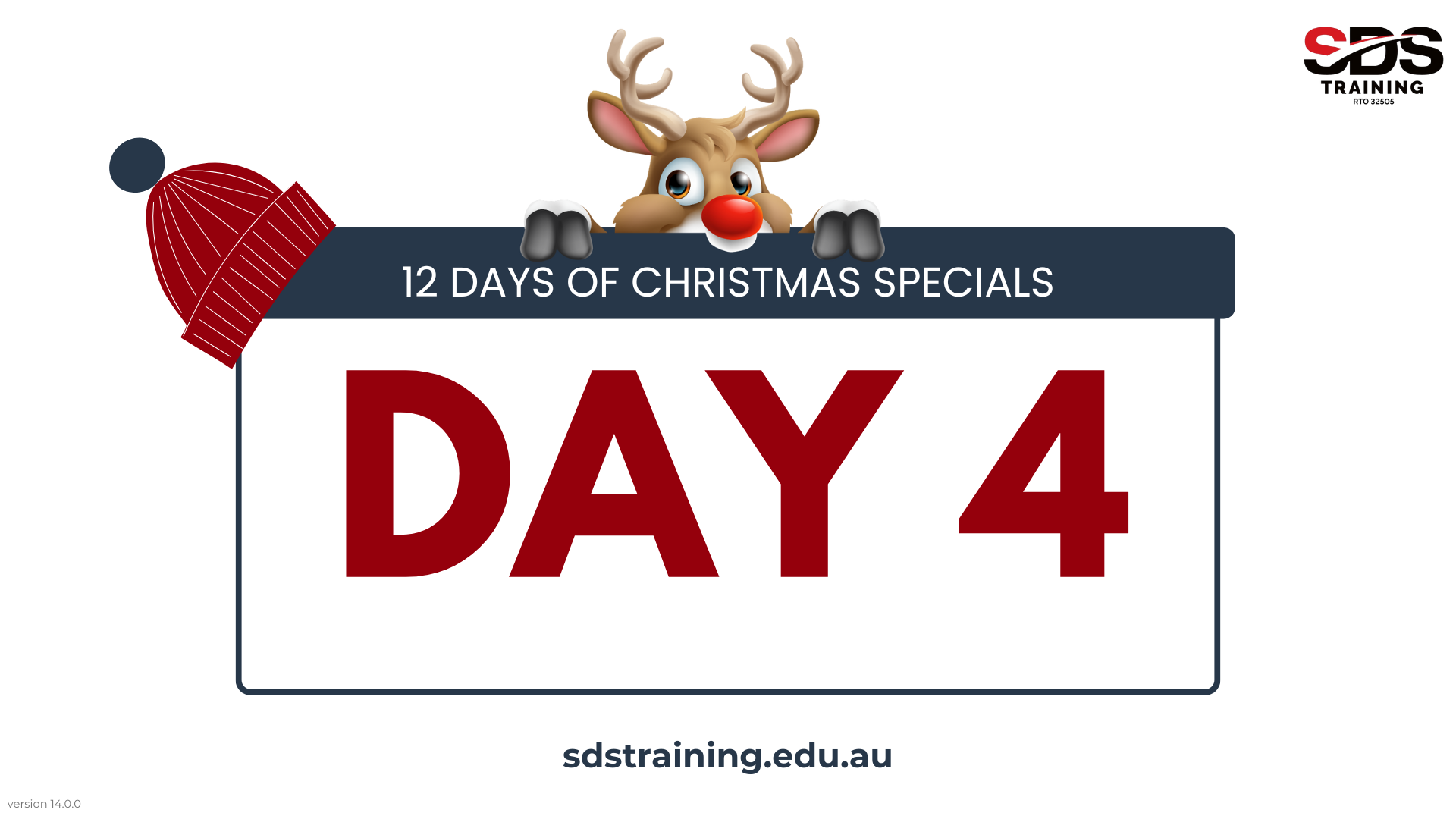 DAY 4 12 Days of Christmas Specials sdstraining.edu.au
