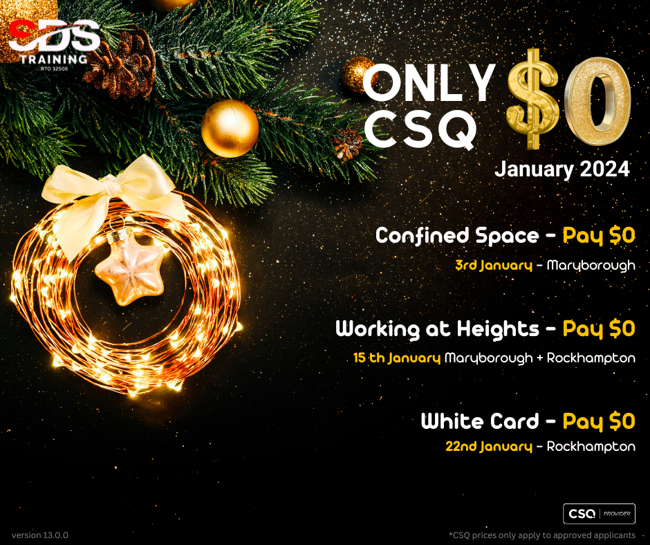 ONLY CSQ PAY $0 confined space, working at heights, white card v13.0.0