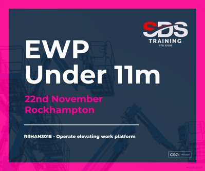 RIIHAN301E - Operate elevating work platform 22nd November Rockhampton EWP Under 11m v13.0.0 (1)