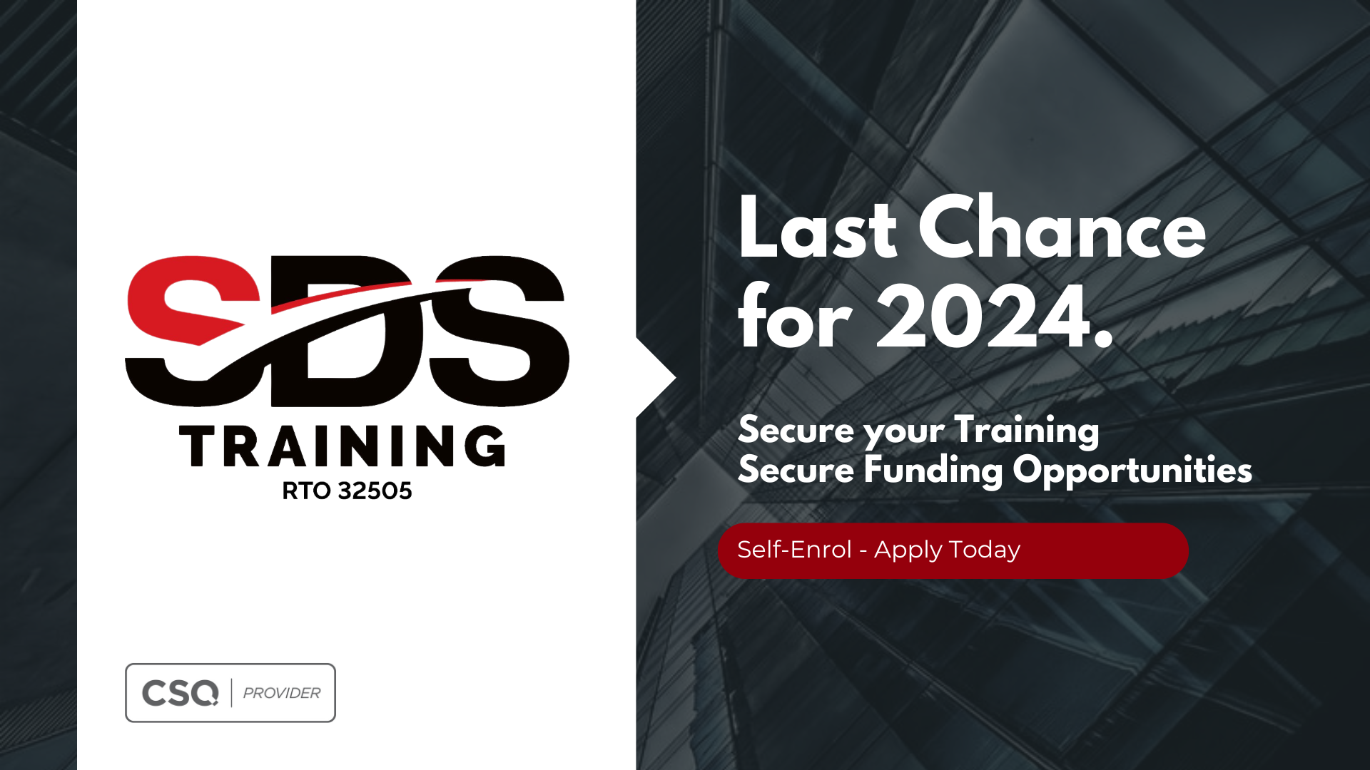 Last chance Training & Funding for 2024