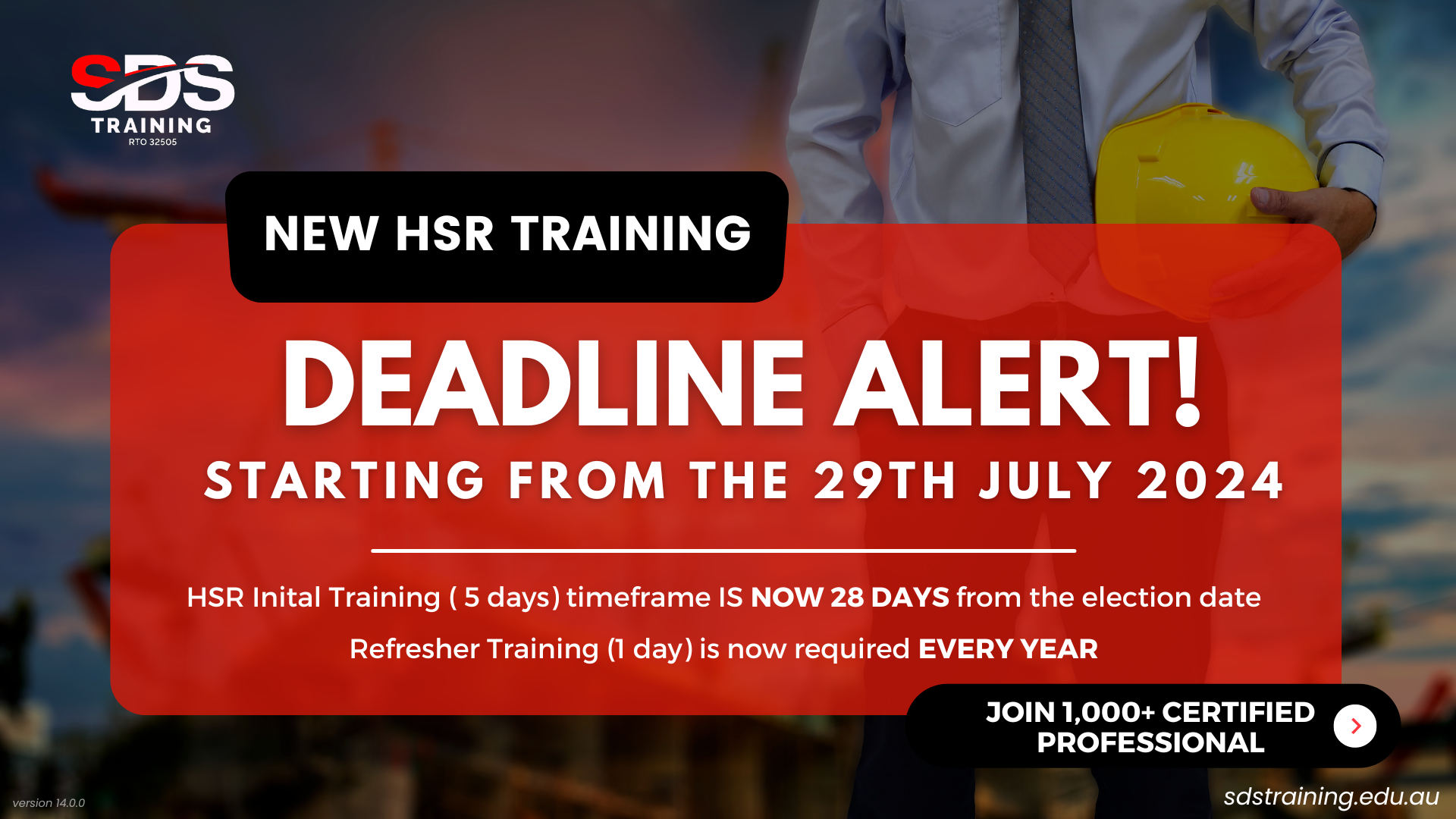 Understanding the New HSR Training Deadlines: What Your Business Needs to Know